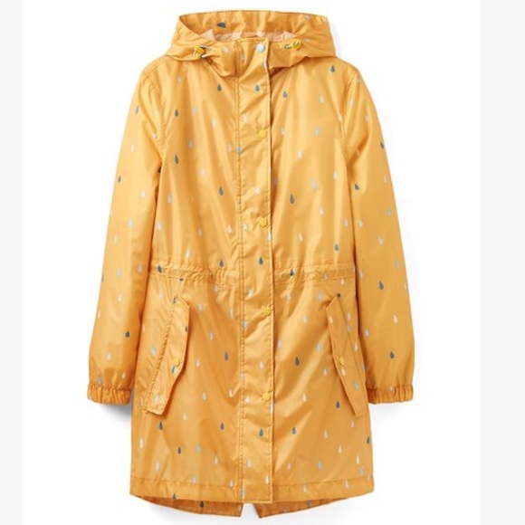 NewJoules Antique Gold Golightly Hooded Waterproof - Picture 3 of 8